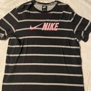 Nike stripped T shirt